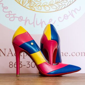 Rainbow All Leather High Heel Shoe