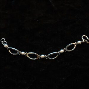 A picture of a bracelet with circle designs