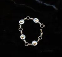 Gemstones Sterling Silver Bracelet